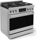 Gordon Ramsay by THOR Kitchen 36 Inch Professional Gas Range with Tilt Panel Touch Control in Stainless Steel