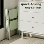 Taranta 2 Step Ladder,Aluminum Lightweight Folding 2 Step Stool with Anti-Slip Wide Pedal,330lbs Capacity Step Ladder for Household,Kitchen,Office - Fairyland Green