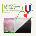 Personalized Custom Mailbox Covers Magnetic Standard Size Add Photo Picture Family Name House Address Text Customized Mailbox Post Cover Dog Mailbox Wraps Decor Waterproof for Yard 21x18 Inch