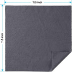 HOMEXCEL Microfiber Cleaning Cloths 20 Pack, Highly Absorbent, Lint & Scratch-Free Cleaning Rags for House Kitchen, Grey Microfiber Towels for Car 11.5 x 11.5 inch