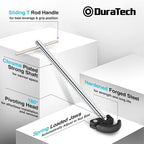 DURATECH 11" Basin Wrench, Sink Wrench, Adjustable Tap Nut Spanner Basin Spanner, Capacity of 3/8" to 1-1/4" for Fixing Back and Union Nuts Under Sink