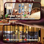 7.3 Inch 3000K Warm White Edison Bulbs Equal 80 Watt, 800LM E26 Led Bulb 6W Dimmable, T10 T9 Long Tubular Clear Glass Light Bulbfor Vanity Pendant Chandeliers Wall Sconces - UL Cert 2Pack