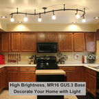 MR16 Halogen Bulb 20W 12V - 6 Pack MR16 Bulb 20W Warm White 2800K, MR 16 Dimmable GU5.3 Base, Long Lasting MR 16 GU5.3 Halogen Bulb for Landscape, Track Lights, and Fiber Optics