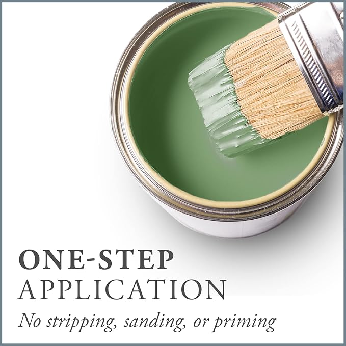 AMY HOWARD AT HOME Chalk-Based One Step Paint for Furniture, Cabinetry, Decor, Finish, and More | No Stripping, Sanding, or Priming | Dark Base | 16 Ounce | Easy Street