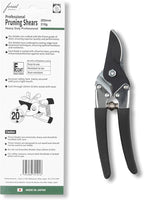 Saboten 7.9-Inch Bypass Pruning Shears, Fluorine-Coated High-Carbon Steel Blade, Ergonomic Non-Slip Grip Hand Pruner, Made in Japan, forest Originals