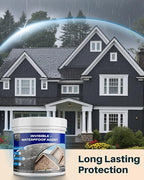 Transparent Waterproof Sealant,35oz (1 KG) Clear Transparent Waterproof Coating,Liquid Invisible Water Proof Agent for Roofs Walls,Garden,Bathroom,Kitchen Indoor & Outdoor Water Proof Adhesive