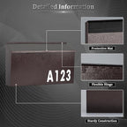 Dalmbox Wall-Mount Mailbox Large Mailbox for Post Rust-Proof Galvanized Steel Box for Outside or Townhouse Horizontal Style, Bronze, 15.7” x 4.3” x 9.4”