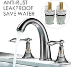 RP25513 Faucet Stem Replacement for Delta two handle Faucet Repair Kit Includes RP24096 Cartridge RP4993 Seat and Spring RP24097 Turn stop1/4, 8 pack