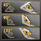 TOOLIOM Arrow Welding Magnets 2pcs 75 LB Strong Hold Magnetic Welding Holder Welder Magnet Set Welding Accessories