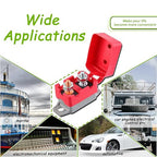 40A 12V-24V Automatic Reset Circuit Breaker with Cover Stud Bolt for Battery Chargers Trucks Car Engines and More(2pcs)