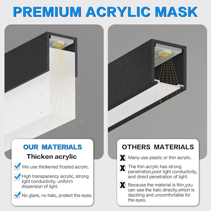 SOLFART Bathroom Light Fixtures Matte Black Dimmable LED Bathroom Vanity Lights Over Mirror 24 Inch Modern Wall Lights