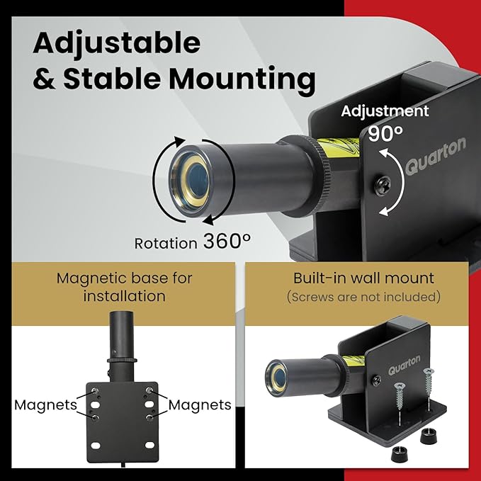 Laser Level ML-200 Green Line Generator for Outdoor & Indoor Large-Scale Cutting, Measuring, Alignment and Construction, Waterproof, Type-C Charging Port, Magnetic Base, Class 1 product