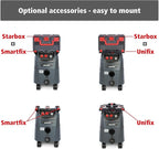 Starmix 1635 "The Ultimate 9.2 Gallon/35L High Performance Multi-Use Portable Dust Extractor - Wet/Dry - Auto Self-Clean Filter System - HEPA Certified, 103365