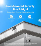 4K Wireless Outdoor Security Camera, Battery & Solar Powered – Single Add-on Unit, Requires Homebase, Not for Standalone Use, No WiFi Direct Connection, Supports Up to 8 Cameras per Homebase