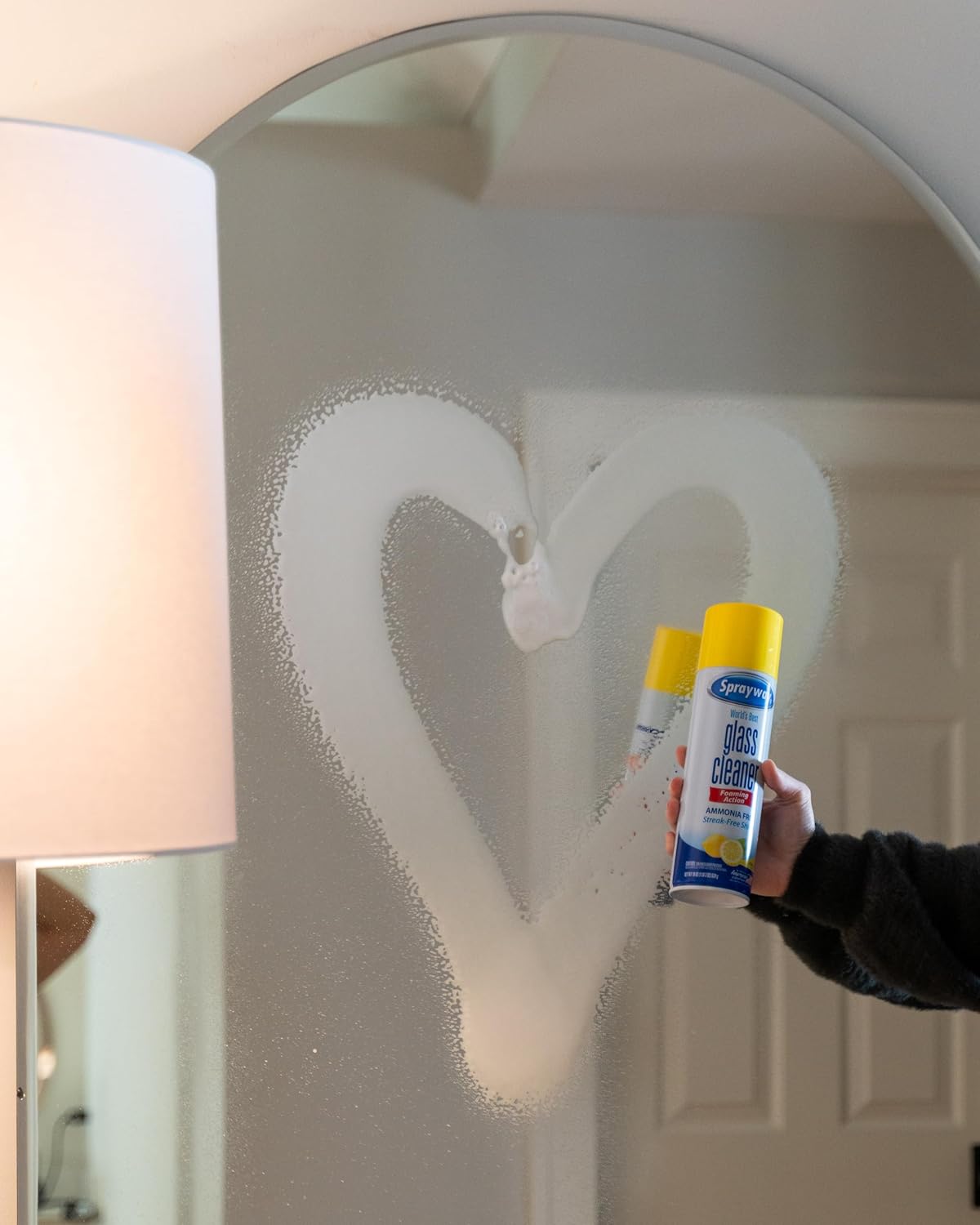 Sprayway Foaming Action All Purpose Cleaner and Disinfectant, Lemon Scent, 19 oz, (SW5014R)