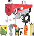 VEVOR Electric Hoist, 2200 lbs 120V Electric Winch with 328 ft Wireless & 14 ft Wired Remote Control, 40 ft Single Cable Lifting Height, Single/Double Slings, Lift Hoist for Garage Warehouse Factory