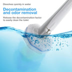 50 Count Disposable Toilet Brush Refills Compatible with Most Toilet Wand Refills for Home and Bathroom Cleaning