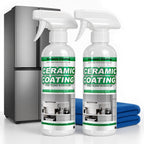 Ceramic Coating Spray for Stainless Steel and Hard Surfaces, Anti-Fingerprint, Stain Resistant, Hydrophobic Protection for Appliances, Glass, Tile, Countertops, 600ml