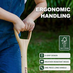 Pitchforks for Gardening Compost Digging Spading Cultivating Aerating Garden Fork Heavy Duty Yard Fork Gardening 4 Prong Compost Spade Fork 43 Inch Steel Pitchfork with D-Handle