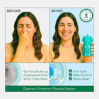 PurityNest Toilet Bowl Cleaners, Automatic Long-Lasting Tank Cleaner Bottles with Light Fresh Scent, Easy to Use for Home & Office Cleaning, Blue