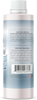 Silver Polish, Silver Cleaner (8-oz Bottle), Made in the USA | Silver Jewelry Cleaner – Gently Removes & Prevents Tarnish | Safe to Use on All Silvers by Evo Dyne (Silver Polish)