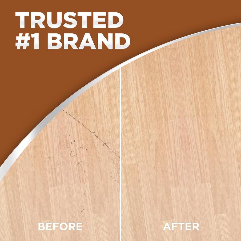 Weiman Wood Floor Polish and Restorer 32 Oz 3PC Bundle - High-Traffic Hardwood Floor, Natural Shine, Removes Scratches, Leaves Protective Layer