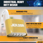 Jekosa® JKC/50 [Weatherpoof] Heavy Duty Combination Lock Outdoor - Lock with 4 Digit Code [No Key] - Ideal for Gate, Shed, Fence