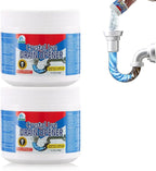 BELL BIRD Drain Opener,Powerful Unclogging,Crystal lye, Sodium hydroxide, Unclog drains, Bathroom sinks, Kitchen sinks, Shower pipes (2 PSC, Gram, 520)