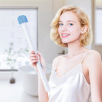 8 Pack Pumice Stone Toilet Bowl Set with 18 in Extra Long Handle,White Holder Case,Pumice Stone for Cleaning, for Cleaning Toilets, Bathtubs, Grills, Swimming Pools, Sinks