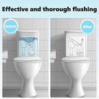 3 Inch Toilet Flappers Replacement for Gerber 99-827, Toilet Flapper with Stainless Chain and Hook, Toilet Replacement Parts (Clear 1 PCS)