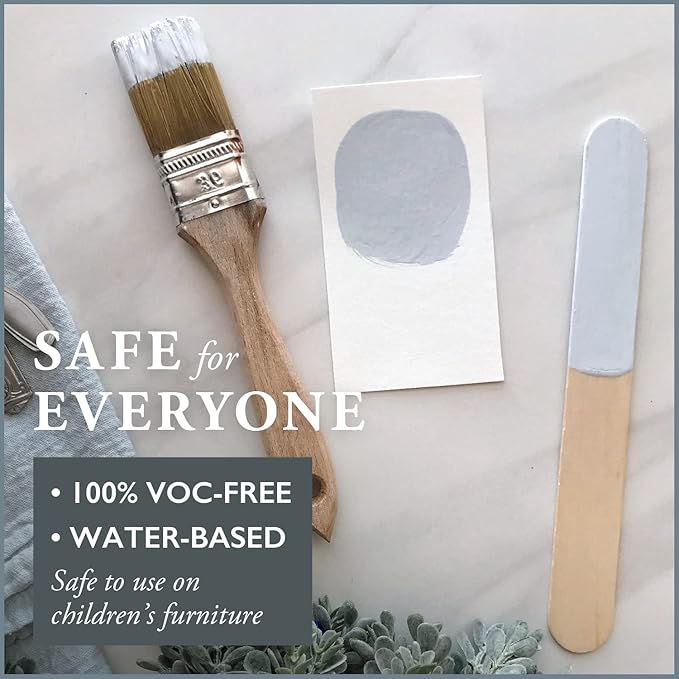 AMY HOWARD AT HOME Chalk-Based One Step Paint for Furniture, Cabinetry, Decor, Finish, and More | No Stripping, Sanding, or Priming | Ultra-Light Base | 32 Ounce | Aviary