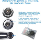 Commercial Faucet with Sprayer 8 Inch Center 42" Height Commercial Wall Mount Faucet Pre-Rinse Kitchen Sink Fuacet with 12" Swing Spout Fit for 3 Compartment Sink