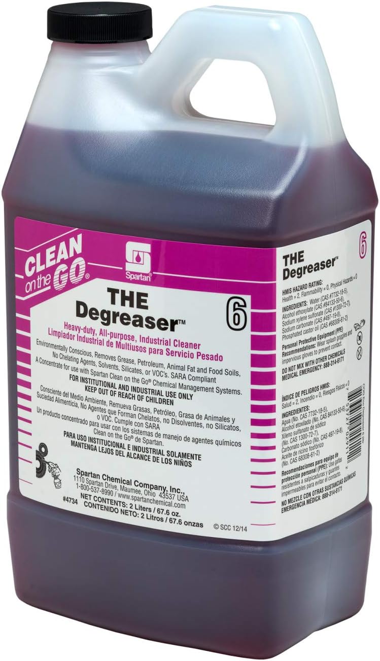 Spartan THE Degreaser Clean On The Go #6 2 liter Case of 4