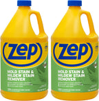 Zep Mold Stain and Mildew Stain Remover 1 Gallon (Case of 2) ZUMILDEW128 - Professional Strength No Scrub Formula