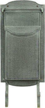 Special Lite Contemporary Vertical Wall Mount Mailbox - Verde Green Aluminum Mailbox for Wall Mount - SVC-1002-VG