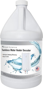 Tankless Water Heater Flush Kit with Gallon Liquid Descaling Solution and 1/6HP Extra Strength Pump