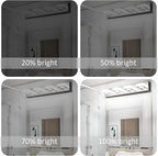 Ralbay Dimmable Bathroom Lights Modern 4 Lights Vanity Lights Fixtures Acrylic Rotable 360° LED Modern Vanity Lighting for Bathroom