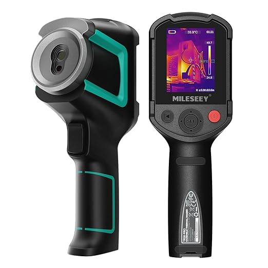 MiLESEEY TR20 Pro Thermal Imaging Camera, Handheld Infrared Imager with 320 x 240 Resolution, 50Hz Refresh Rate, Dual-Camera Handheld Infrared Thermal Imaging Camera Supporting PC Software Analysis