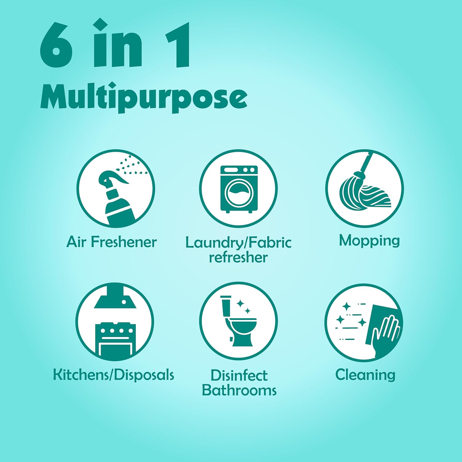 Naturally Enzyme Cleaner, Enzyme Solution, and Multi-Purpose Cleaner, Laundry Additive and More -Unscented -128oz