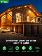 zouzai 1 Pack 6 Inch 5CCT Ultra-Thin LED Recessed Ceiling Light with Junction Box, 2700K/3000K/3500K/4000K/5000K Selectable, 12W Eqv 110W,Dimmable, led can Lights- ETL and Energy Star Certified