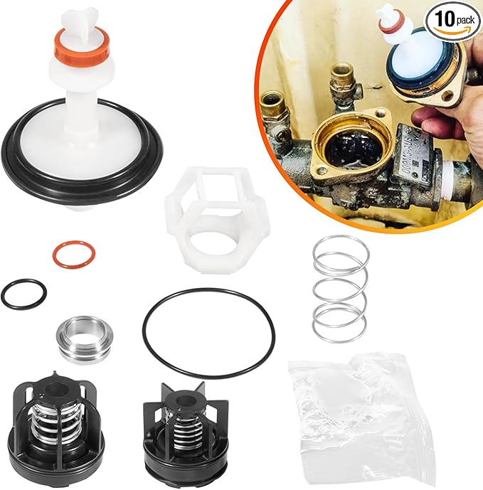 009M3 3/4" Total Repair Kit for Reduced Pressure Zone Assembly Includes Total Relief Valve Repair Kit, First Check Valve Repair Kit, Second Check Valve Repair Kit, Retainer 0888527 888527 RK 009M3-T