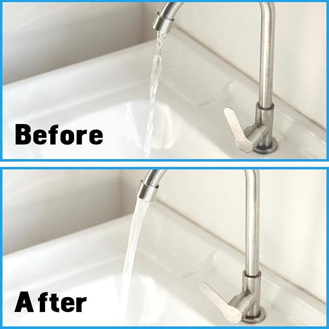 LYWBYZ Faucet Areator,10Pcs Flow Restrictor Plug-In Faucet Aerator Replacement Parts,For Bathroom or Kitchen Sink