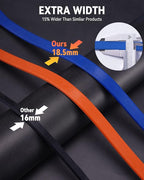 Rubber Bungee Cords with S Hooks, Heavy Duty Bungee Straps, Assorted Sizes with 15% Wider & Over 132 lbs Load, Colored, 100% EPDM Rubber for Cargo, Tarps, Van, Truck, 10", 15", 21", 31" (10 Pack)