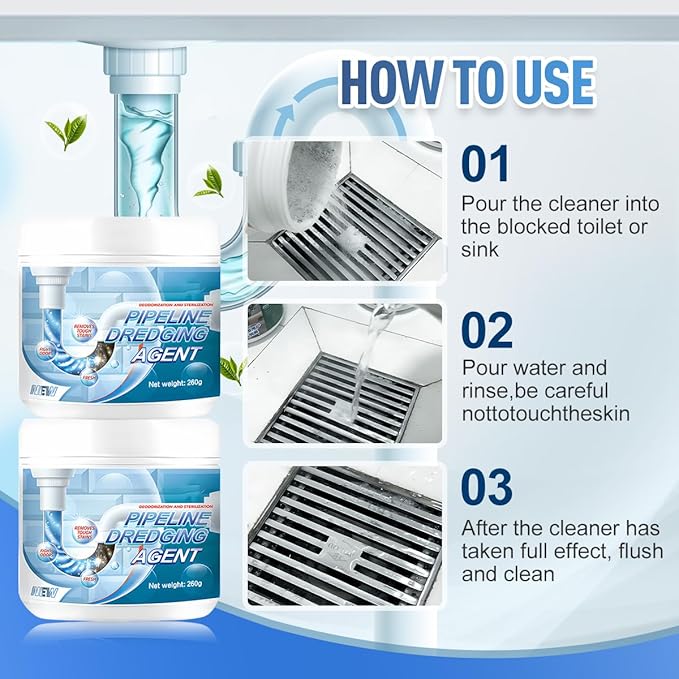 Drain Clog Remover Powerful Unclogging Sink Hair Cleaner for Kitchen, Shower Pipes and Drains(one size 1)