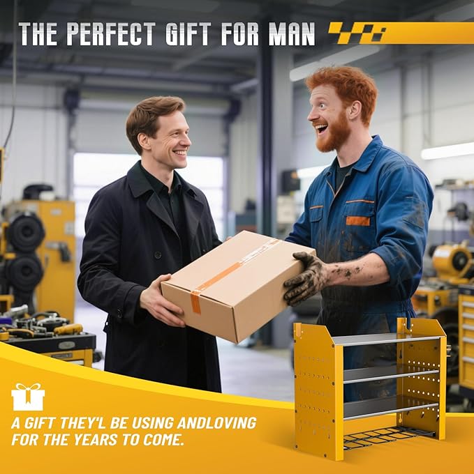 Power Tool Organizer Wall Mount, 4 Tier Tool Organizer For Space Saving,Used For Electric Drills, Saws And Toolbox Parts, Wall Hooks