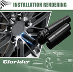 7 Spline Lug Nuts Key Socket, 1/2 Inch Drive Impact Square Tool - Quickly Remove M14x1.5, M14x2.0 and 9/16 Wheel Lug Nuts | 1 Pc (Black)