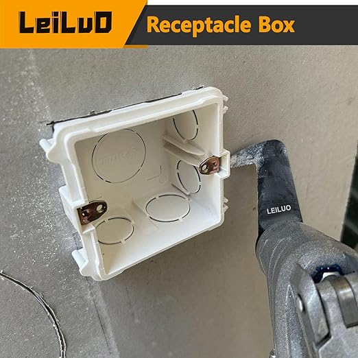 LEILUO 6 Pcs Oscillating Tool Blade Drywall & Multi-Material Cutting Universal Multitool Accessories Fit for DeWalt Makita & More