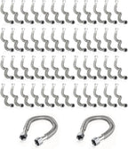 50-Pack GUOFIS Corrugated Flexible Stainless Steel Water Heater Connector,3/4" FIP x 3/4" FIP Hose for Water Heater/Water Softener(24-Inch)(HOSE040-50Pack)