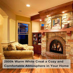 Vinaco PAR16 Halogen Bulb 60 Watt, 6 Pack High Output 480LM Flood, Warm White 2800K, Dimmable with E26 Base, Long Neck for Ceiling Light