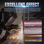 YESWELDER Firstess DP200 Dual Pulse,7-Inch LCD Screen 120/240V Dual Voltage MIG Welder,MIG/Pulsed MIG/Flux Core/Spool Gun MIG/Lift TIG/Stick Multiprocess Welding Machine